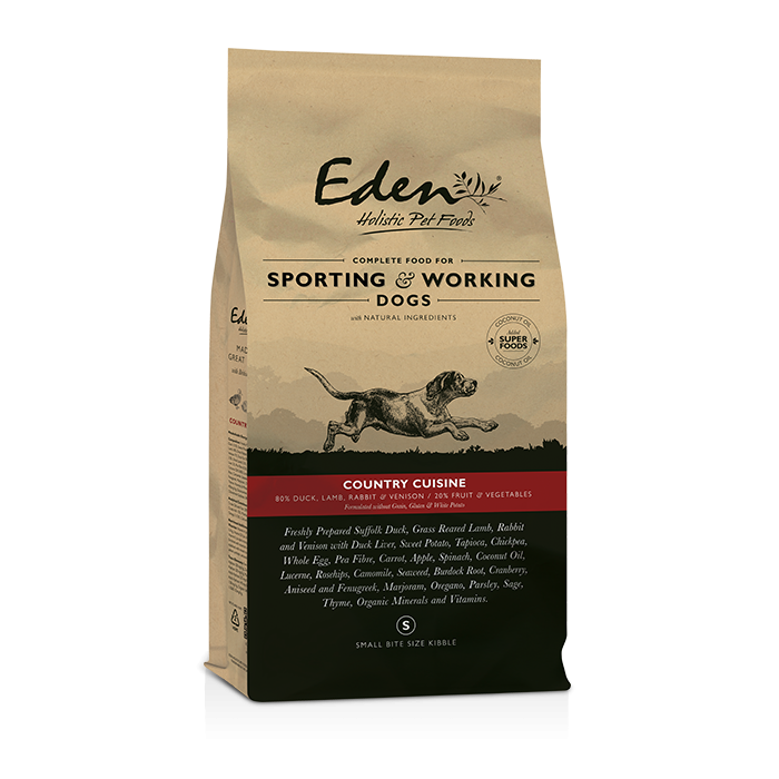 Eden 80/20 Country Cuisine Sporting & Working Dog Food