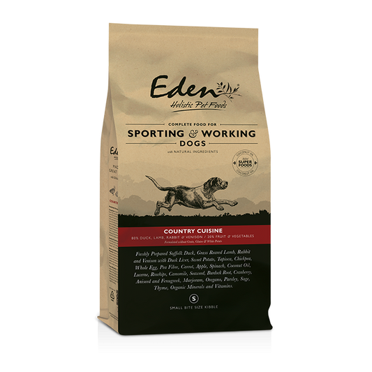 Eden 80/20 Country Cuisine Sporting & Working Dog Food