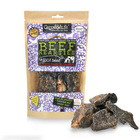 Green & Wilds Treats - Beef Hearties