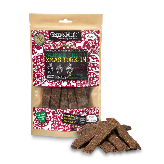 Green & Wilds Xmas Turk-In Dog Treats