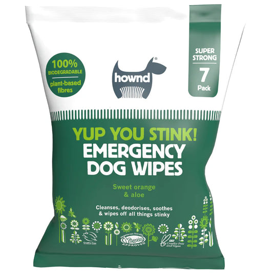 Hownd - Yup you stink! Emergency Biodegradable dog wipes